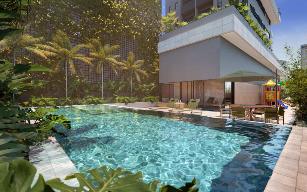Piscina com Deck